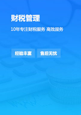 财税管理-10年专注财税服务